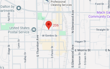 Nichols Cauley's Dalton Office Location Map